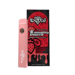 Exodus Mushy Vapes Mushroom Extract Disposable | Strawberry Kiwi - 2.2g